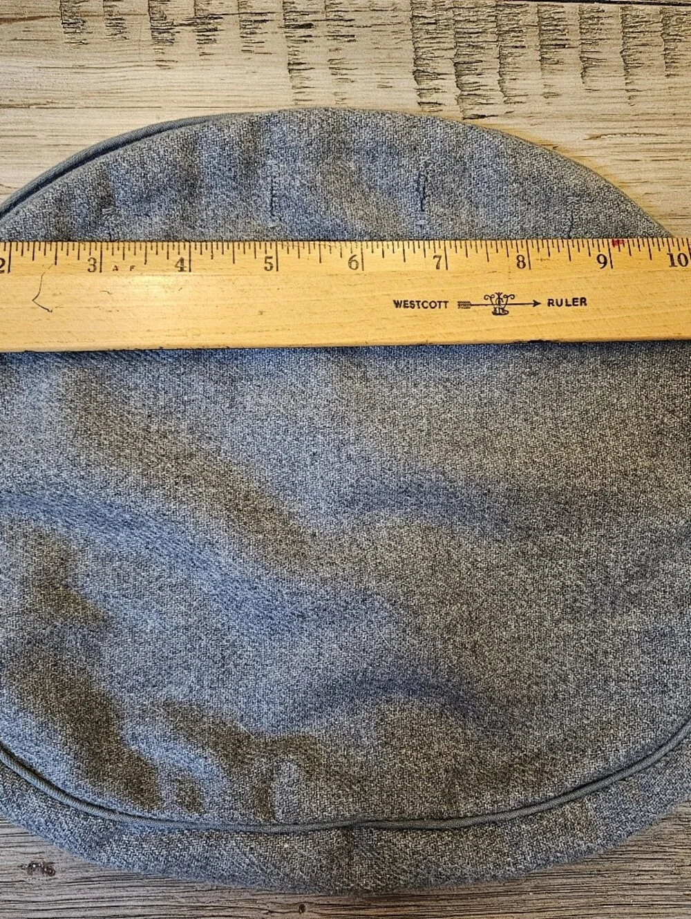 Bermuda Bag Cover Grey Wool Fall Winter NWOT
